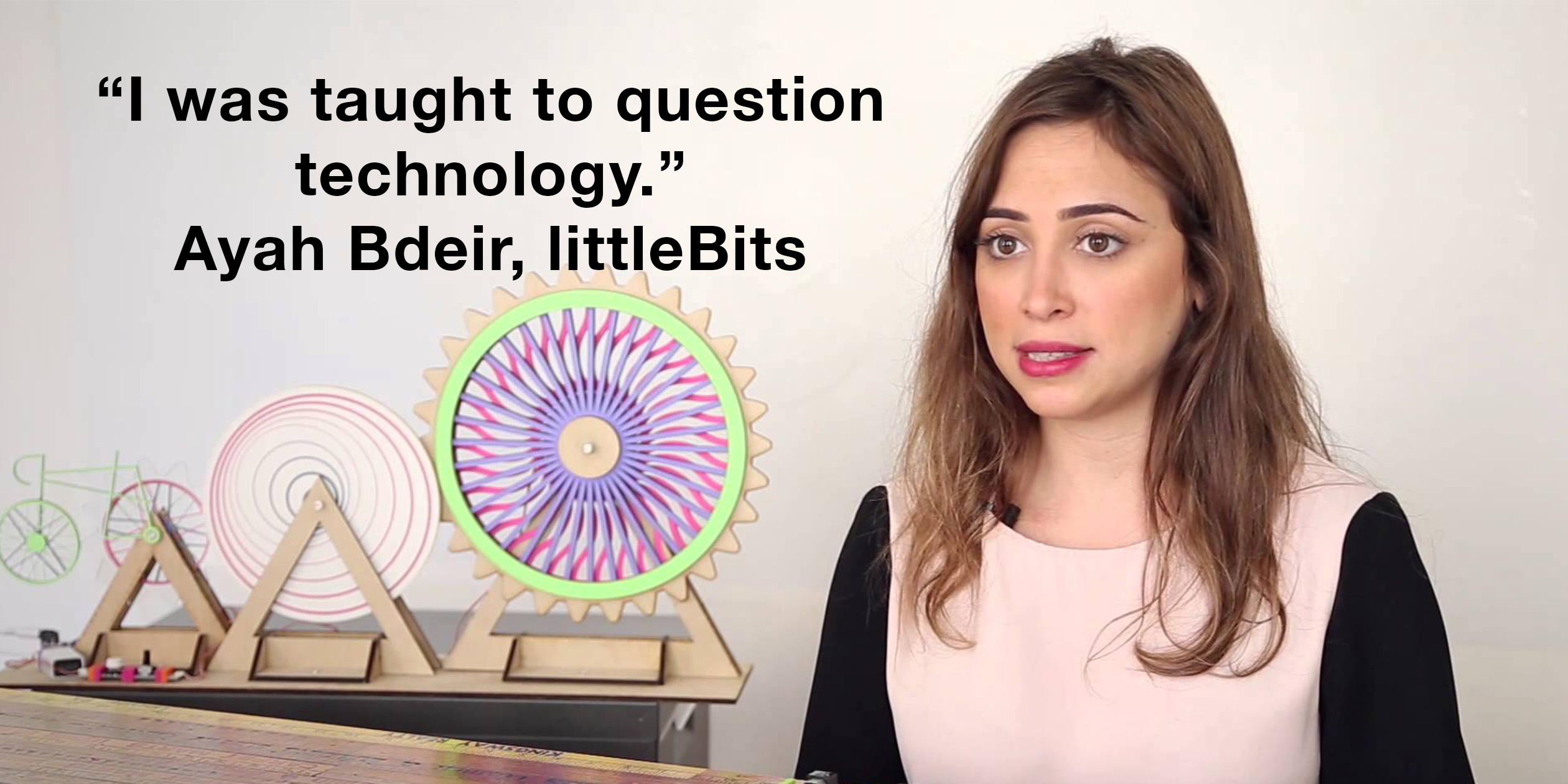 Ayah Bdeir at Eyebeam littleBits technology by artists